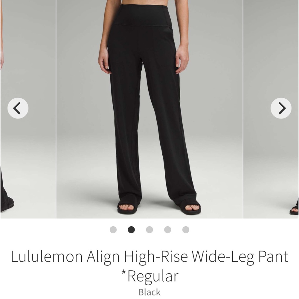 Lululemon align wide leg pants